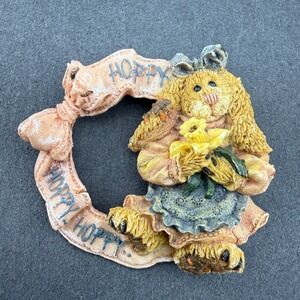 Vintage Boyds Bears Flora Hoppy Spring Brooch Pin 26033 Bearwear Retired 1999
